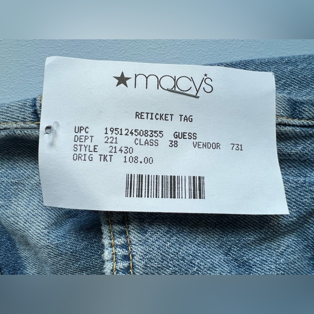 Guess Women’s Button Fly High Rise Jeans - Picture 7 of 8